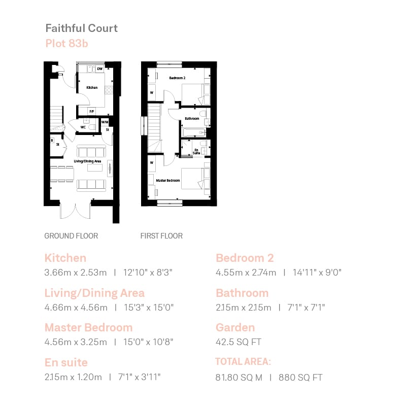 Faithful Court Floorplan Plot 83b
