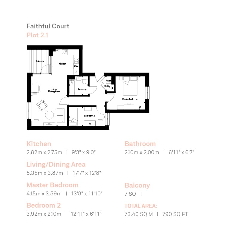 Faithful Court Floorplan Plot 2