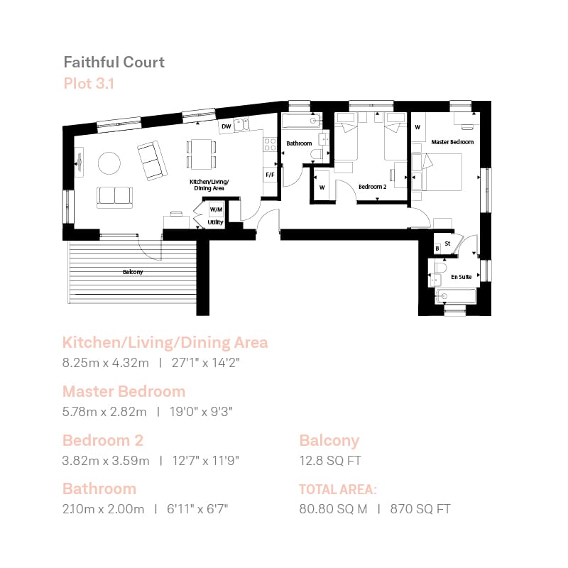 Faithful Court Floorplan Plot 3