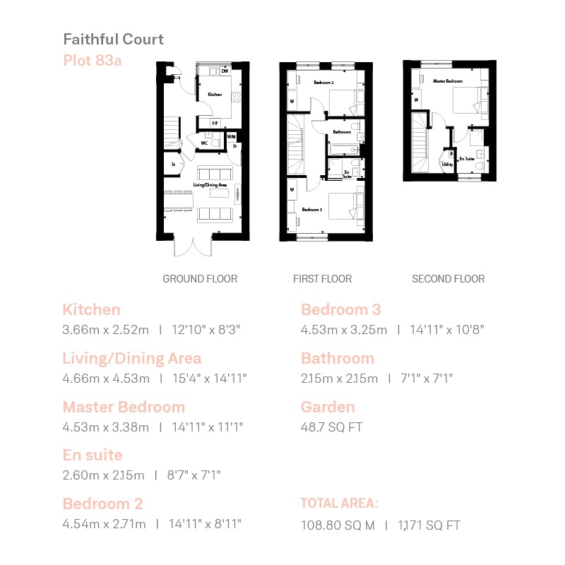 Faithful Court Floorplan Plot 83a